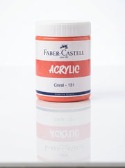 Peinture acrylique Faber-Castell 140ml - Couleurs vives et opaques