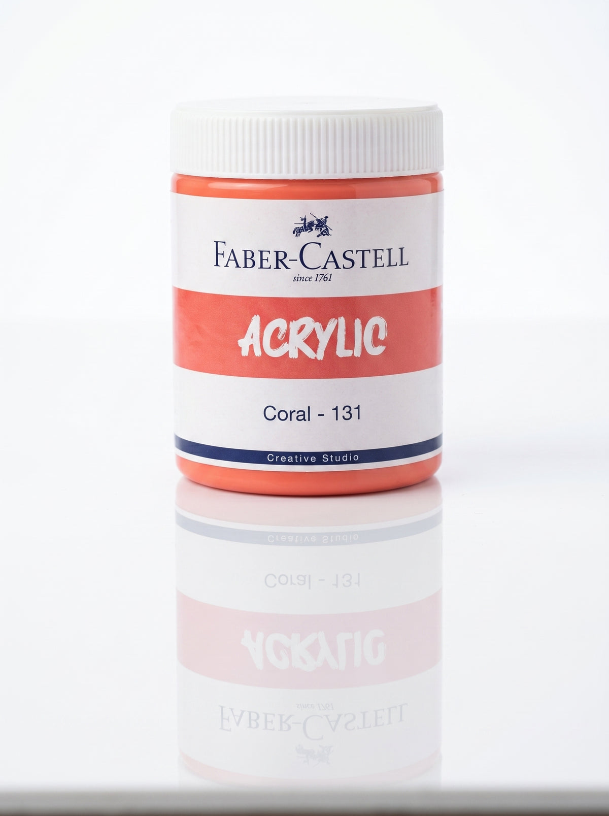 Peinture acrylique Faber-Castell 140ml - Couleurs vives et opaques