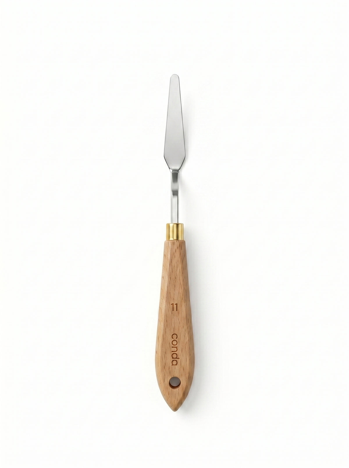 Couteau à palette métal et en bois Conda – Outil de précision pour artistes