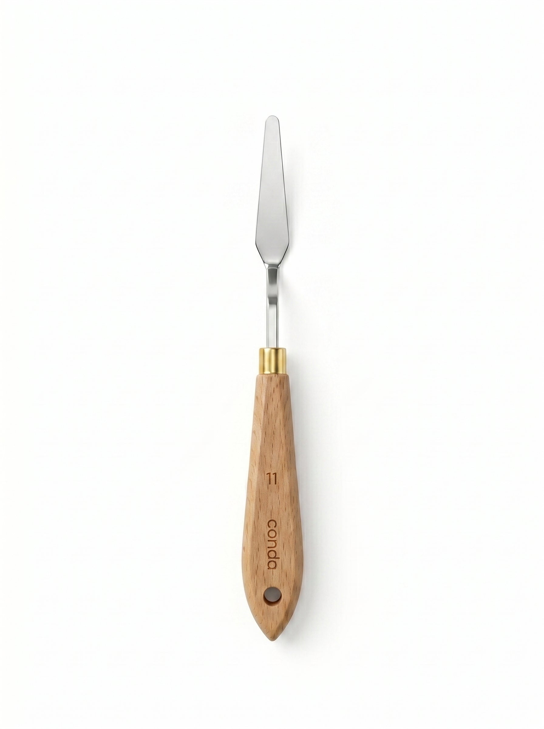 Couteau à palette métal et en bois Conda – Outil de précision pour artistes