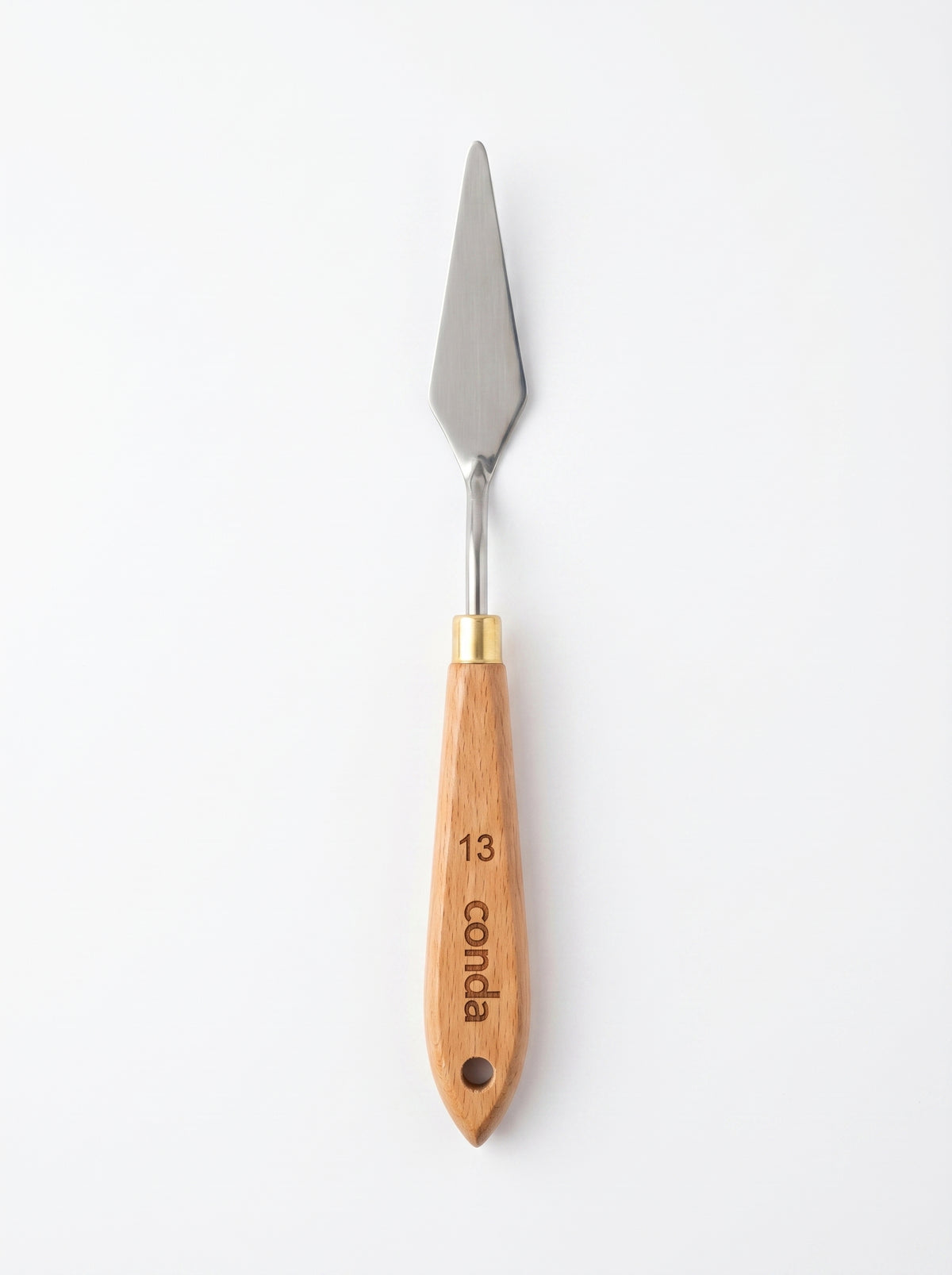 Couteau à palette métal et en bois Conda – Outil de précision pour artistes