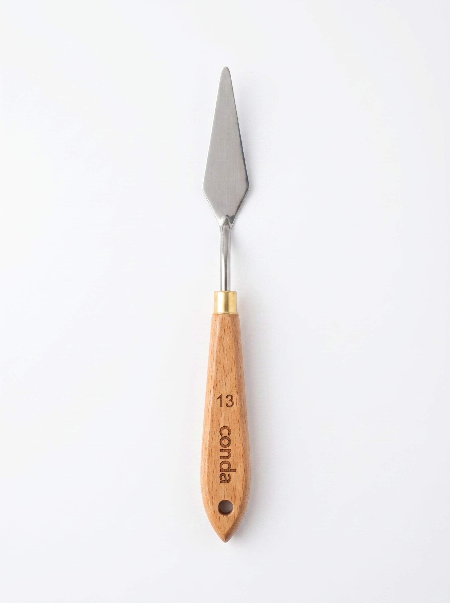 Couteau à palette métal et en bois Conda – Outil de précision pour artistes