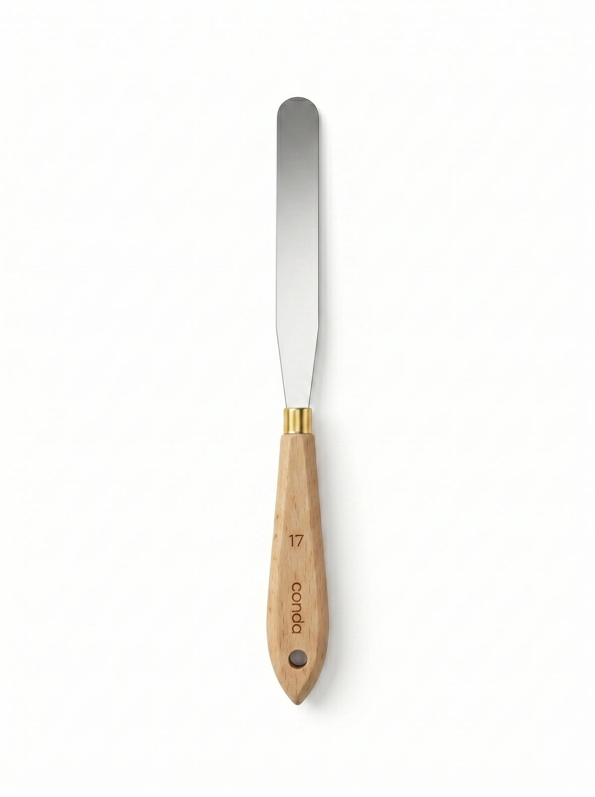 Couteau à palette métal et en bois Conda – Outil de précision pour artistes
