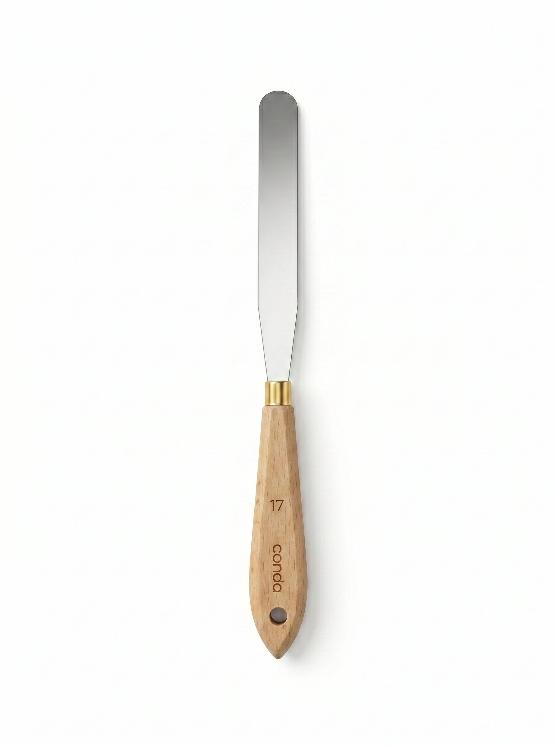 Couteau à palette métal et en bois Conda – Outil de précision pour artistes