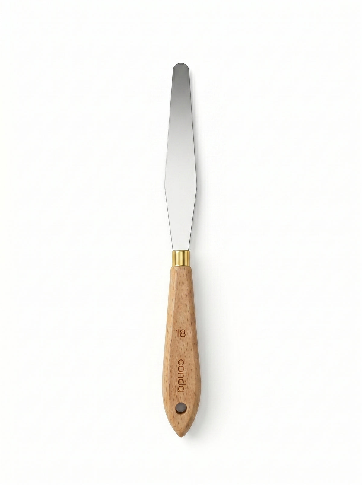 Couteau à palette métal et en bois Conda – Outil de précision pour artistes
