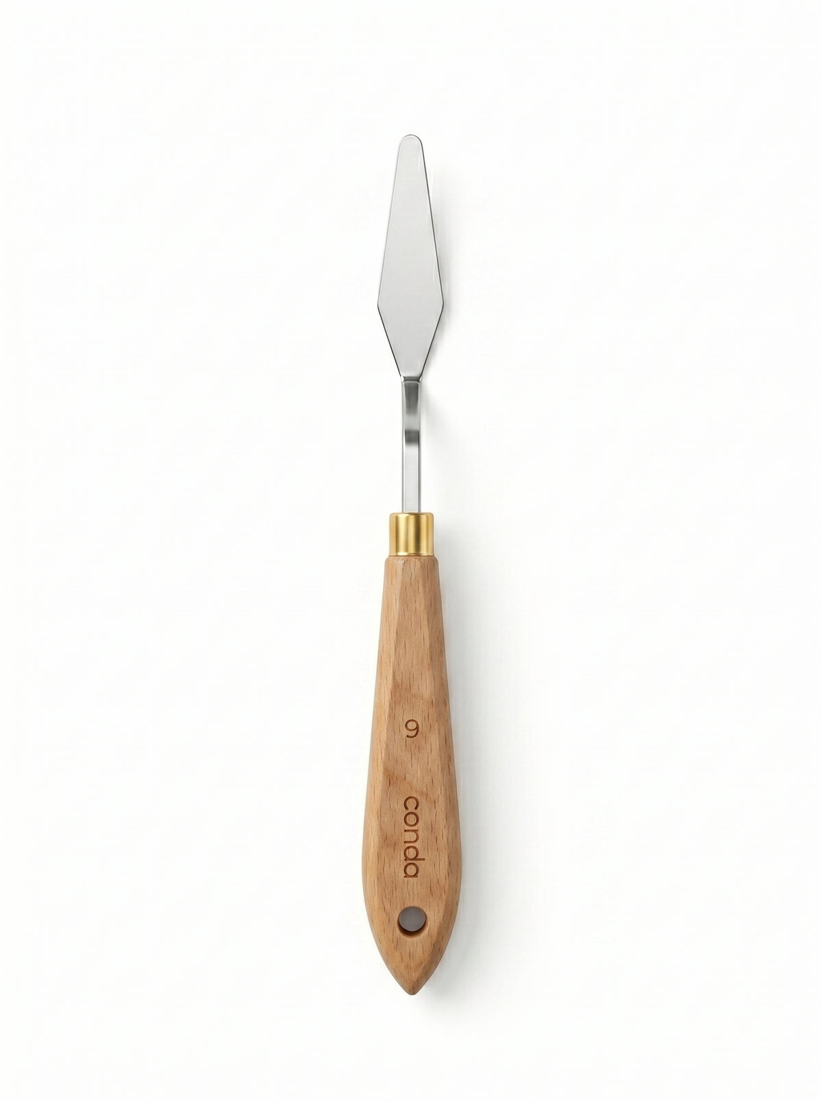 Couteau à palette métal et en bois Conda – Outil de précision pour artistes