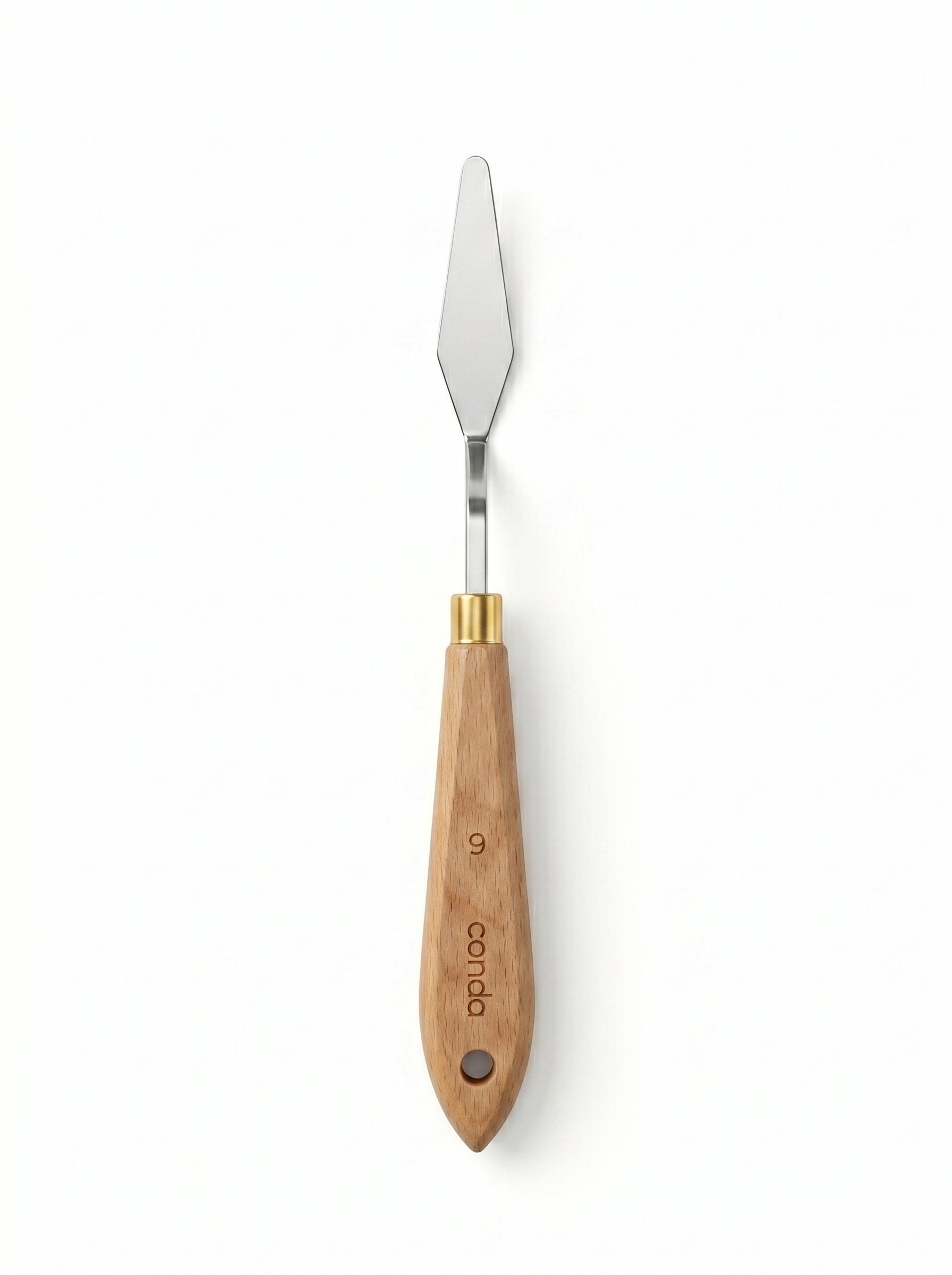Couteau à palette métal et en bois Conda – Outil de précision pour artistes