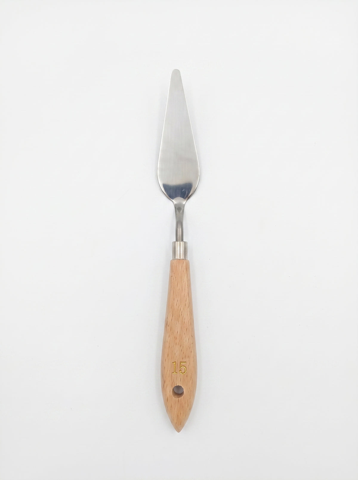 Couteau à palette métal et en bois TOPKALL – Outil de peinture artistique