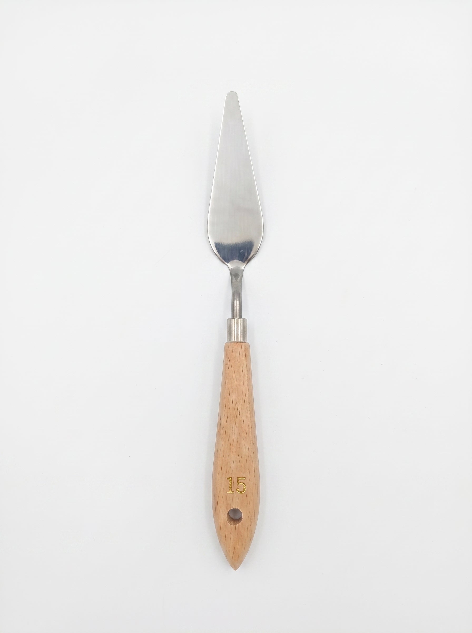 Couteau à palette métal et en bois TOPKALL – Outil de peinture artistique