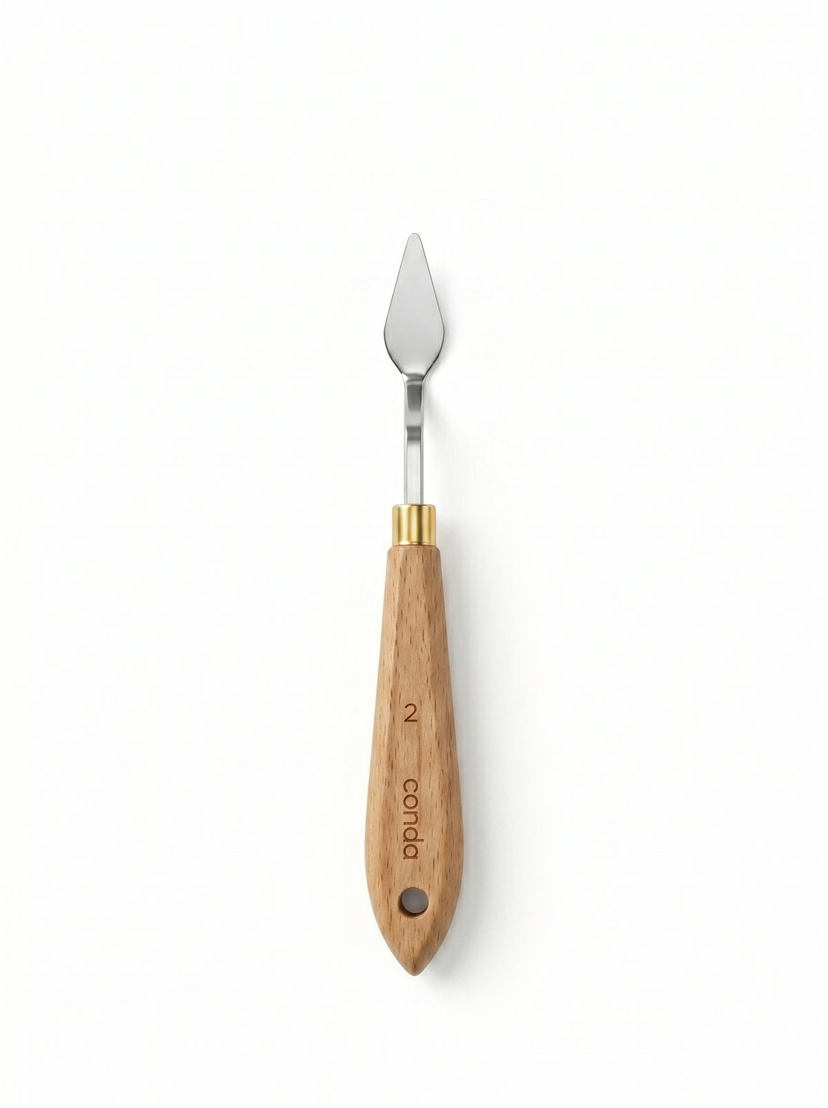 Couteau à palette métal et en bois Conda – Outil de précision pour artistes