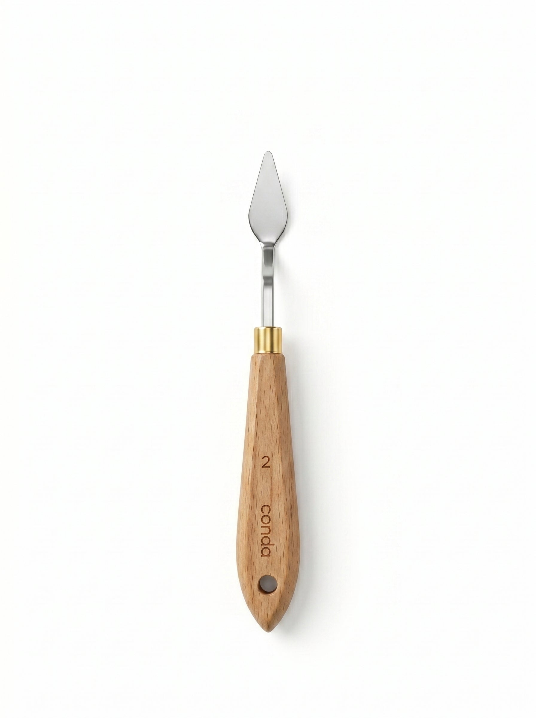 Couteau à palette métal et en bois Conda – Outil de précision pour artistes