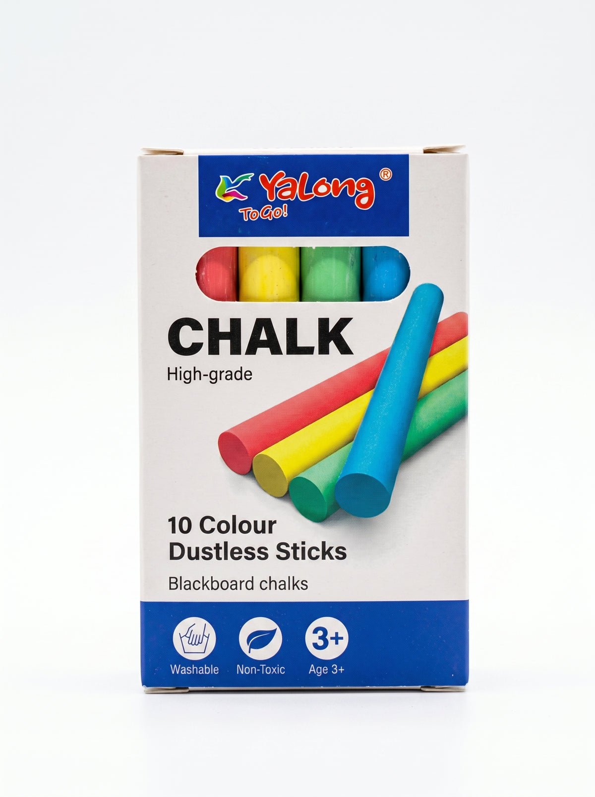 Craies COULEURS – Lot de 10 Pièces Yalong To Go – Pour Tableau
