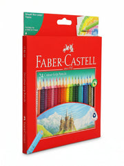 Crayons de couleur Faber-Castell Colour Grip 24 pièces | Prise en main confortable
