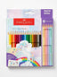 Set Crayons de couleur Faber-Castell 18+6 pièces - Qualité Professionnelle