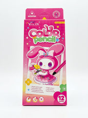 Crayons de Couleur Grand Format TOPKALL – Boîte de 12 Pièces