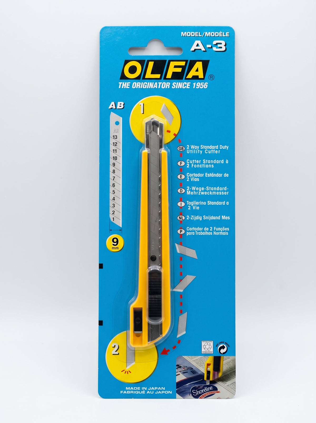 Cutter 9mm / Olfa - La Qualité Professionnelle pour vos Découpes