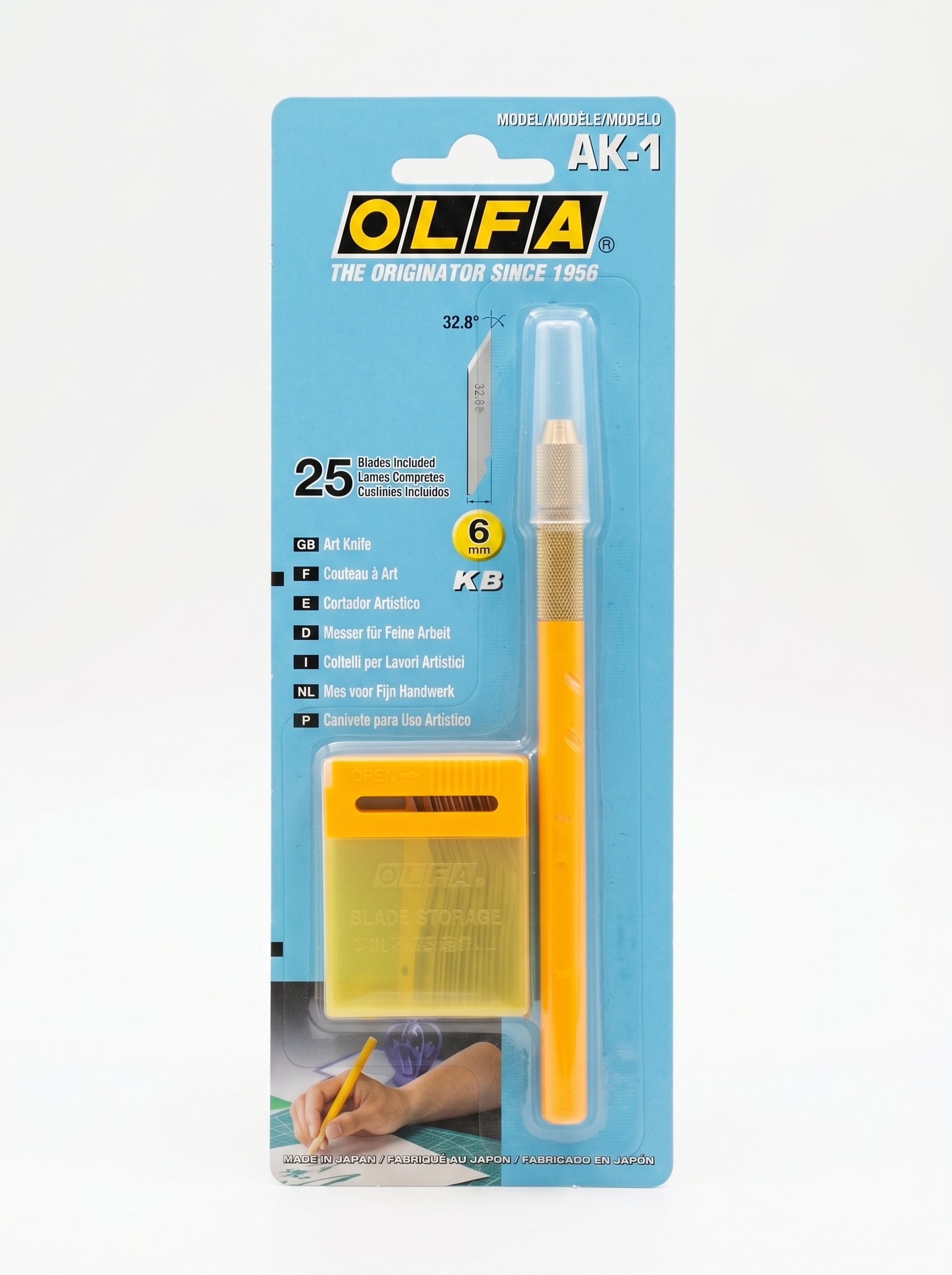 Stylo cutter 6mm avec 25 lames / Olfa