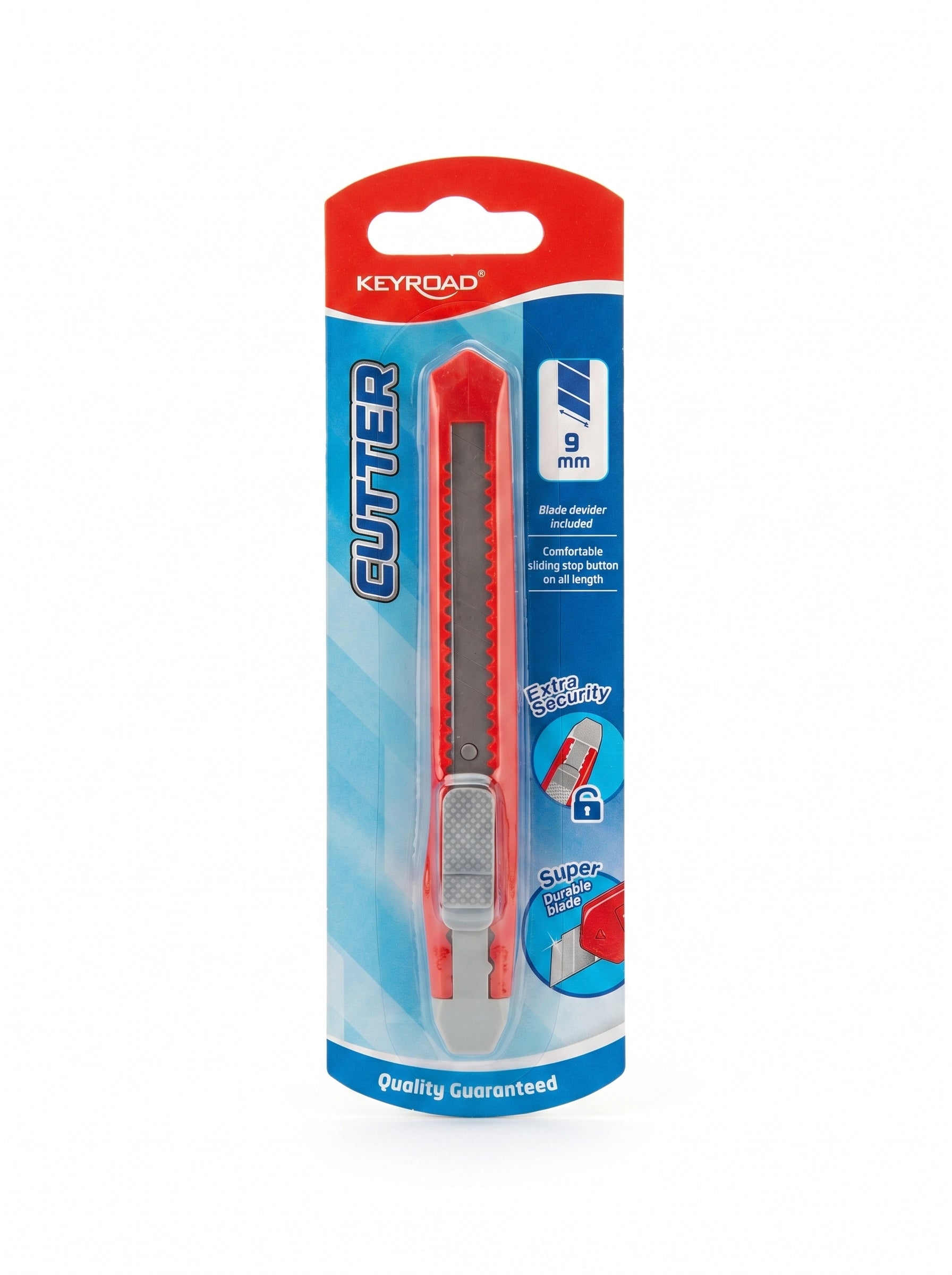Cutter 9mm / Keyroad - Cutter de Précision pour Loisirs Créatifs