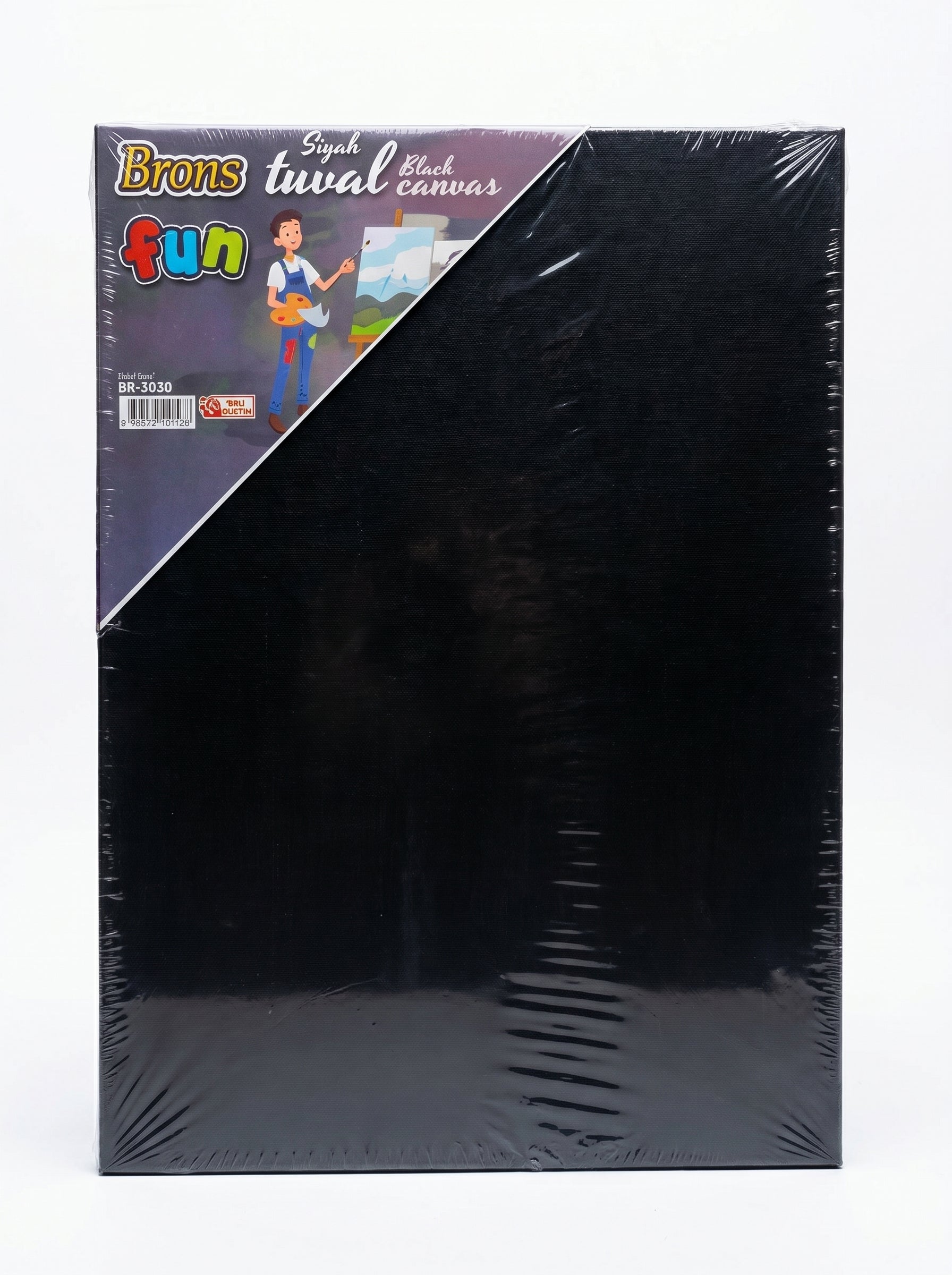 Tableau de Dessin Noir 25*35cm- Toile Canvas Haute Qualité pour Peinture et Art