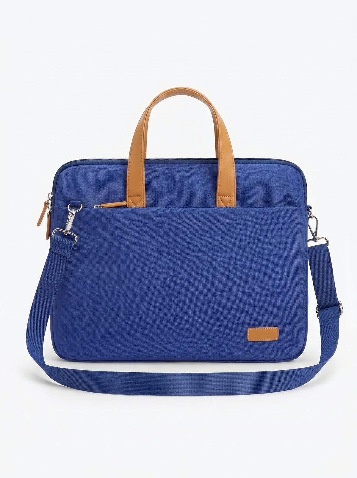 Cartable Porte-PC Premium – Sacoche Ordinateur Bleu Ciel, Bleu & Beige Image principale du produit