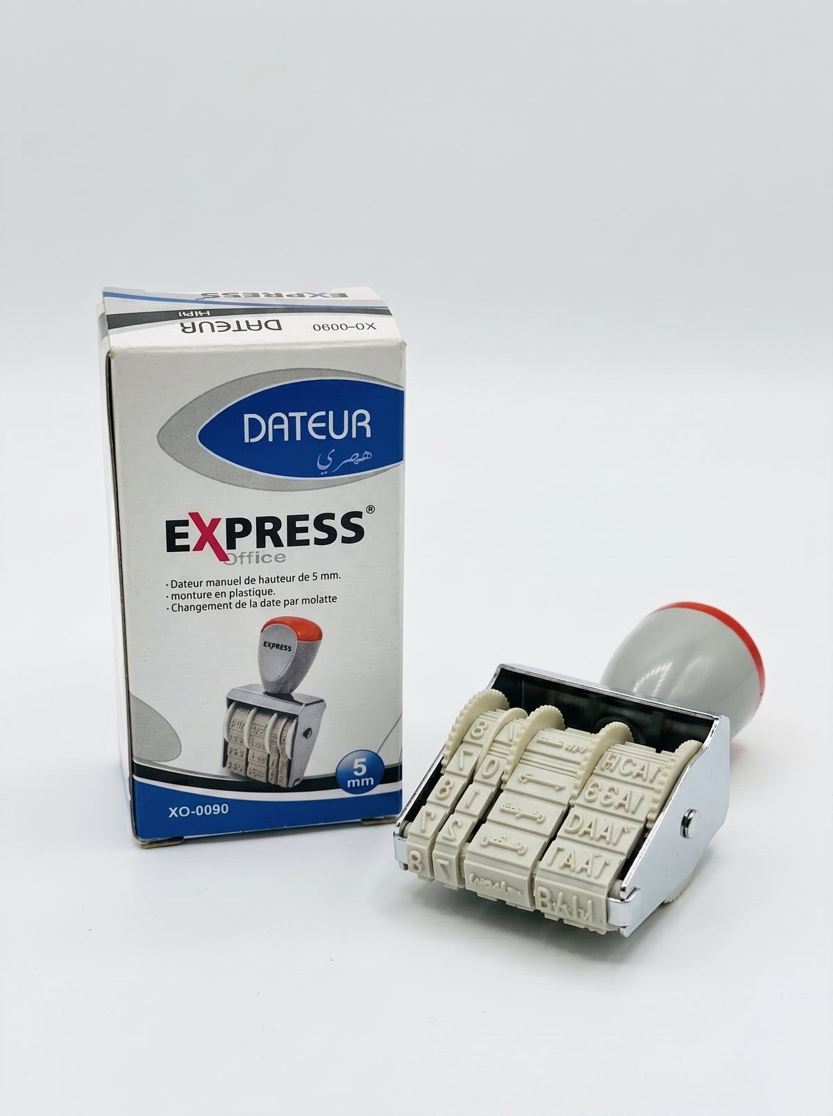 Dateur 5 mm (هجري ) - Tampon Dateur Manuel pour Bureau