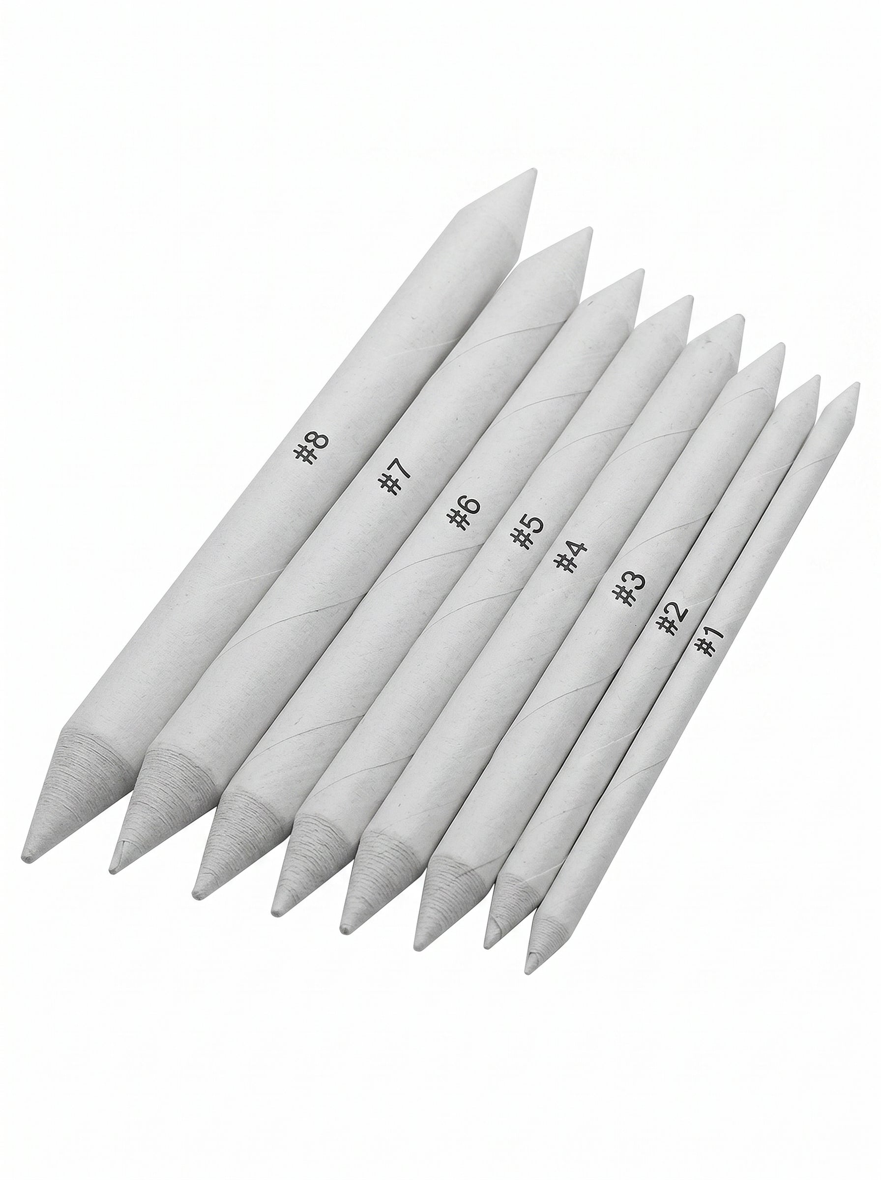 Difumino dessin 8 pcs – Set complet d’estompes pour estompage précis