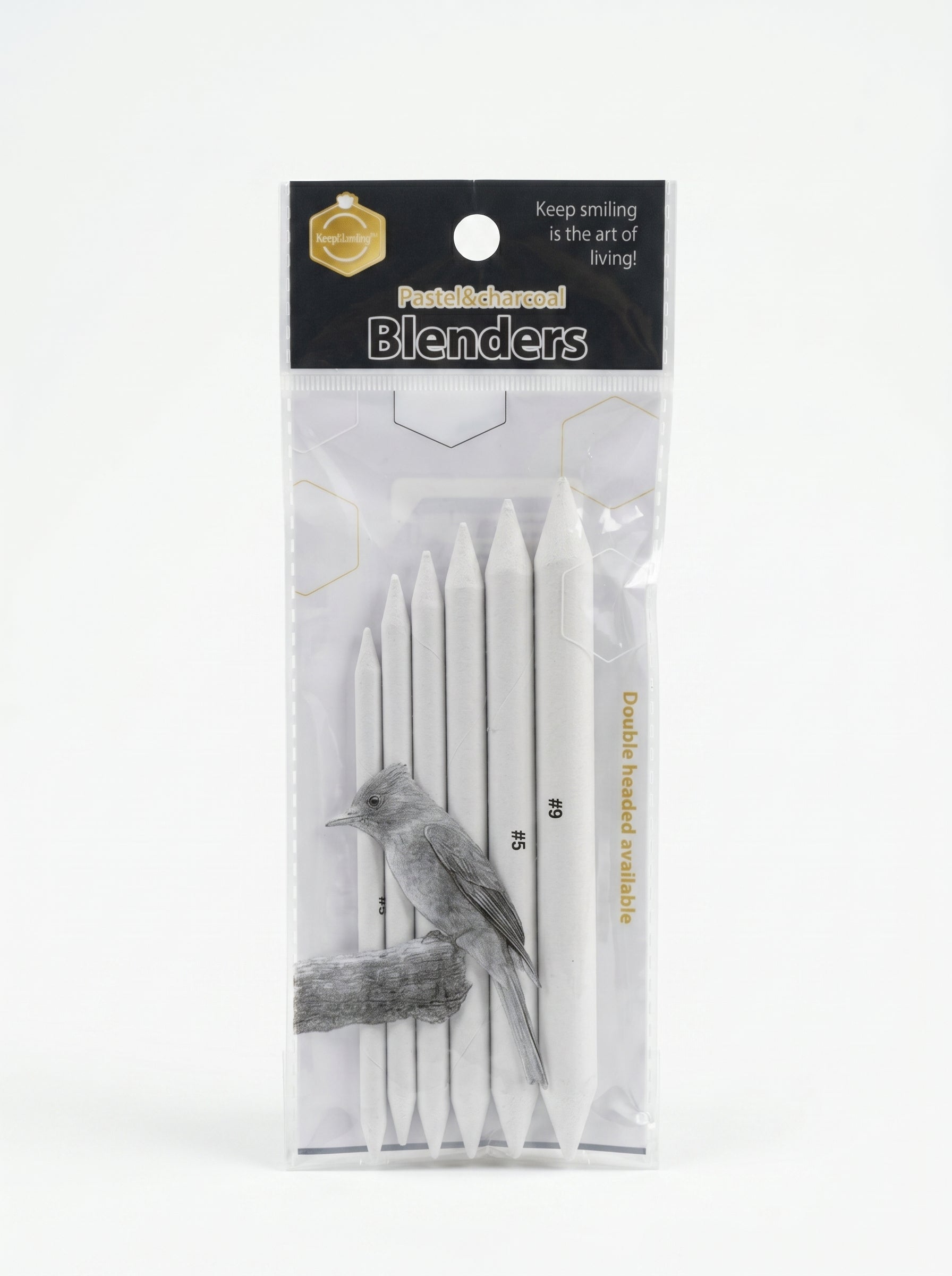 Difumino dessin – Set de 6 estompes professionnelles pour croquis