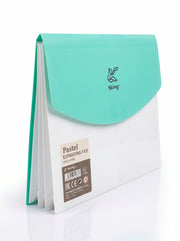 Dossier en Plastique A4 Pastel 4 Pockets - Organisateur de Documents