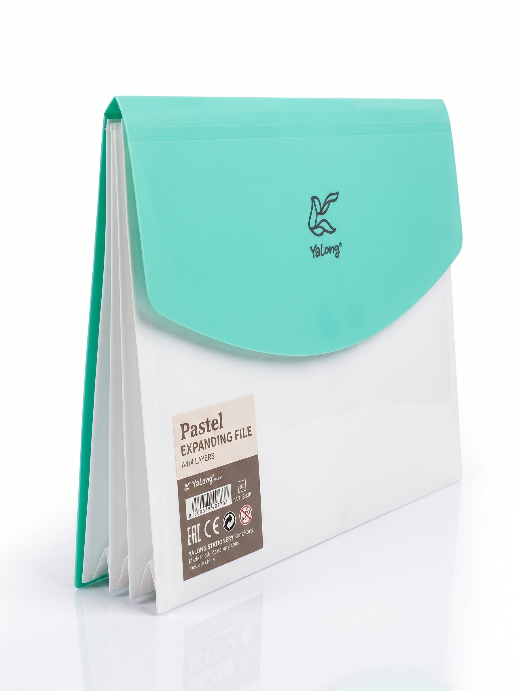 Dossier en Plastique A4 Pastel 4 Pockets - Organisateur de Documents