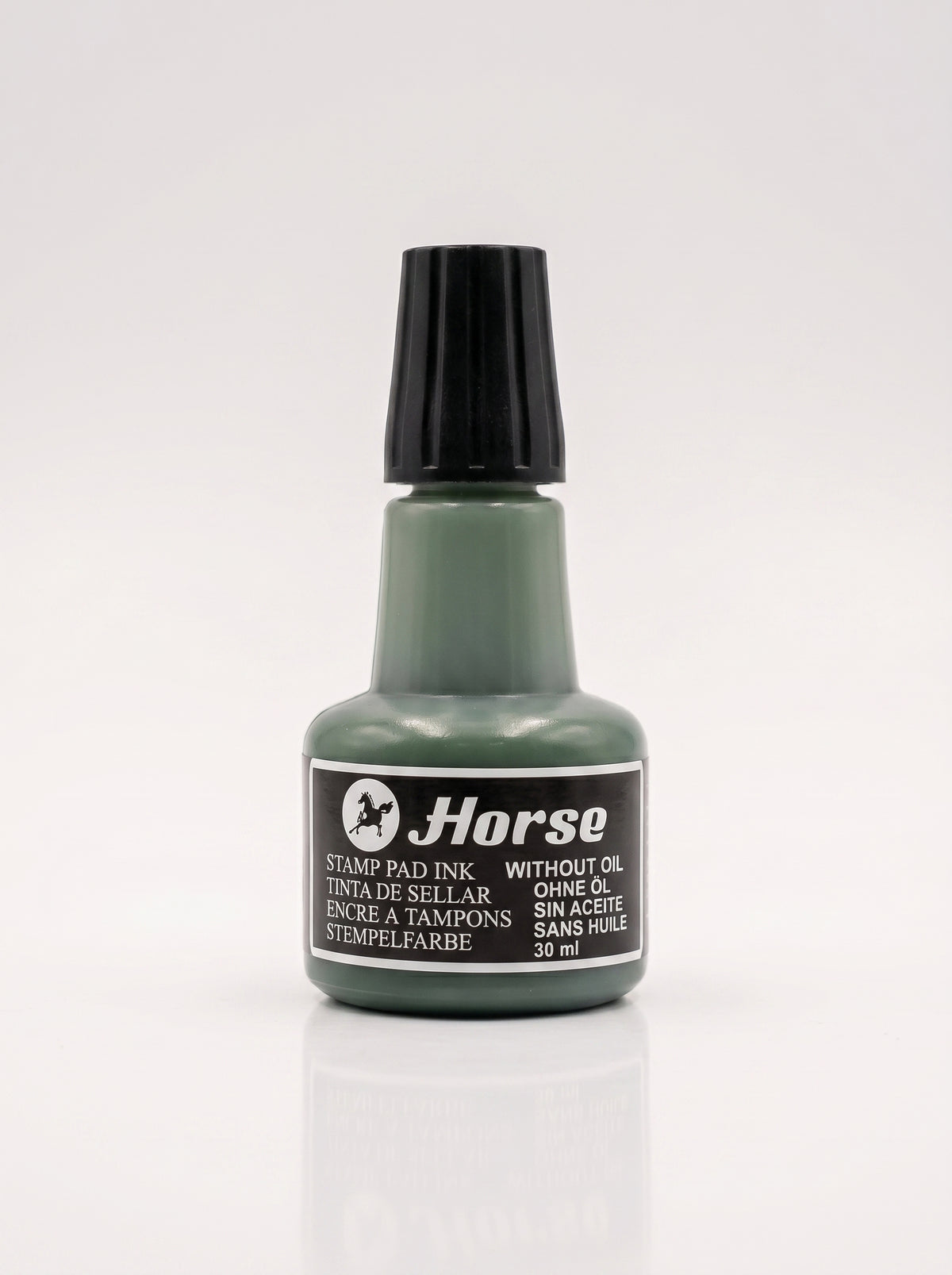 Encre à tampon Noir Et Bleu / HORSE - Recharge Haute Qualité