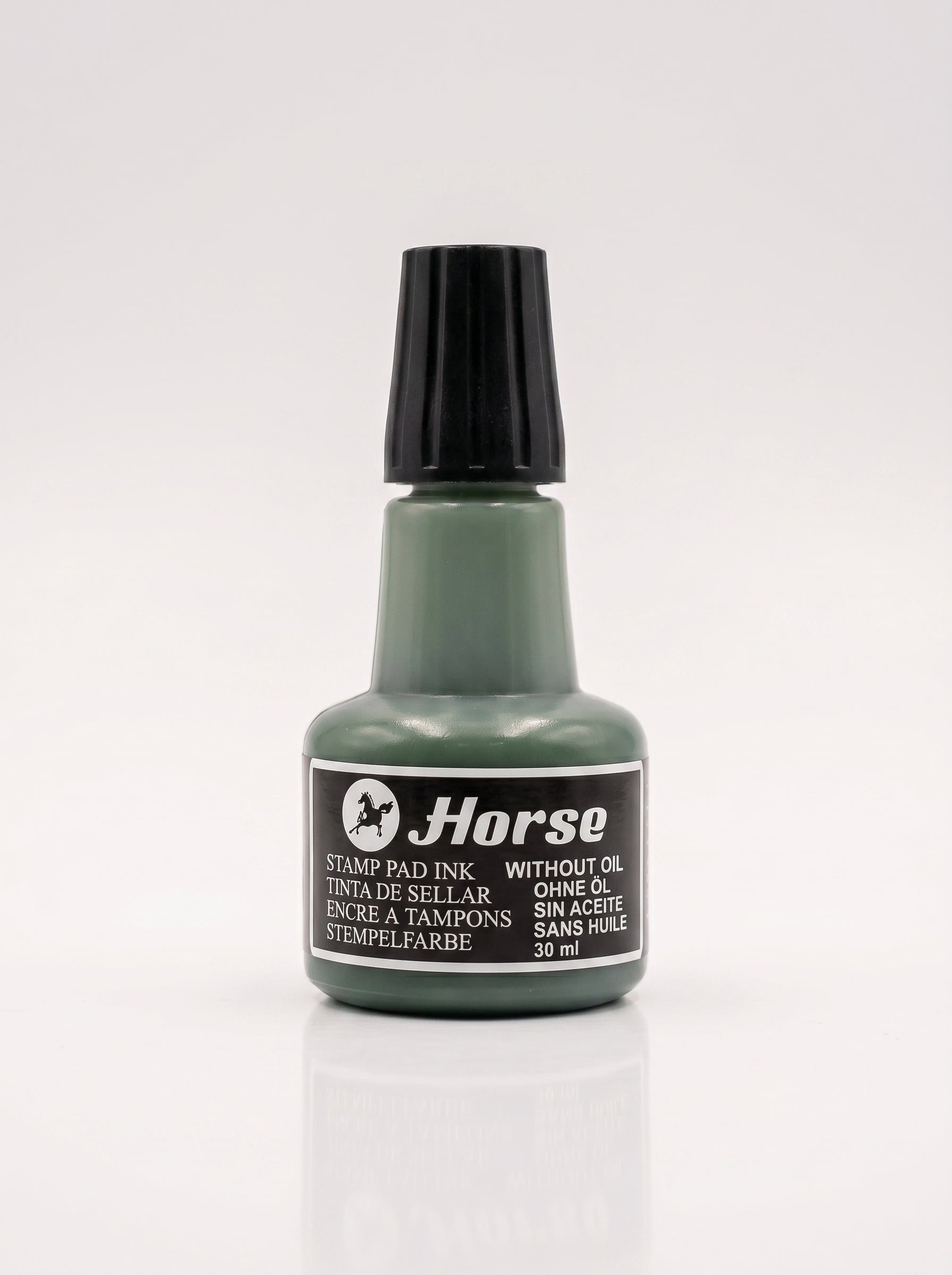 Encre à tampon Noir Et Bleu / HORSE - Recharge Haute Qualité