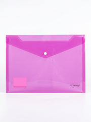 Enveloppe en plastique avec bouton yalong to go - Pochette Porte-Documents