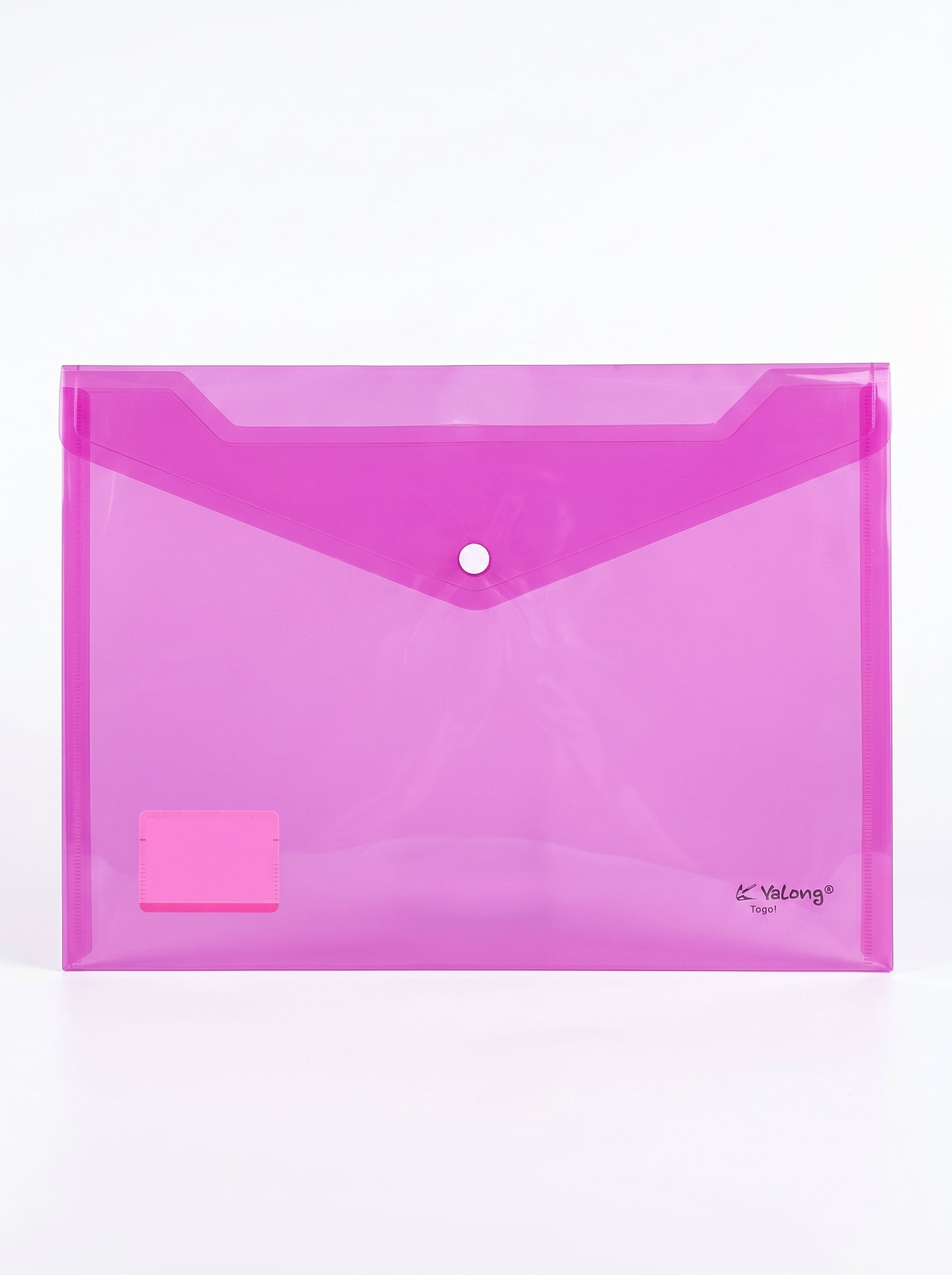 Enveloppe en plastique avec bouton yalong to go - Pochette Porte-Documents