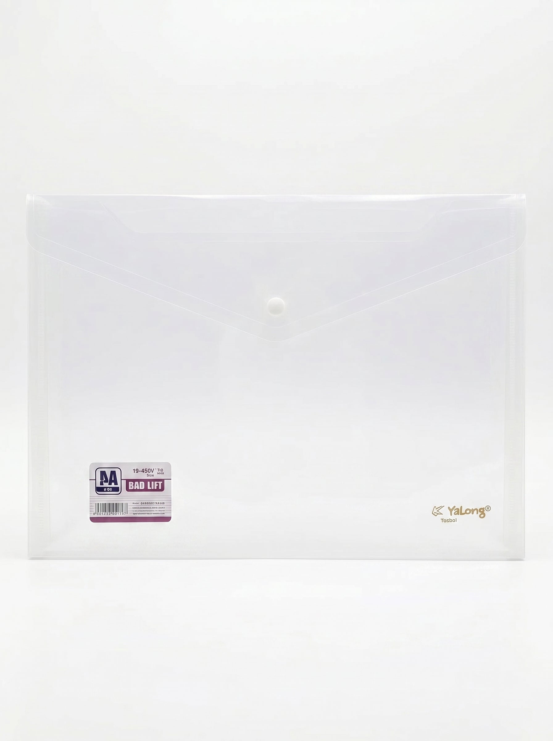 Enveloppe en plastique avec bouton yalong to go - Pochette Porte-Documents