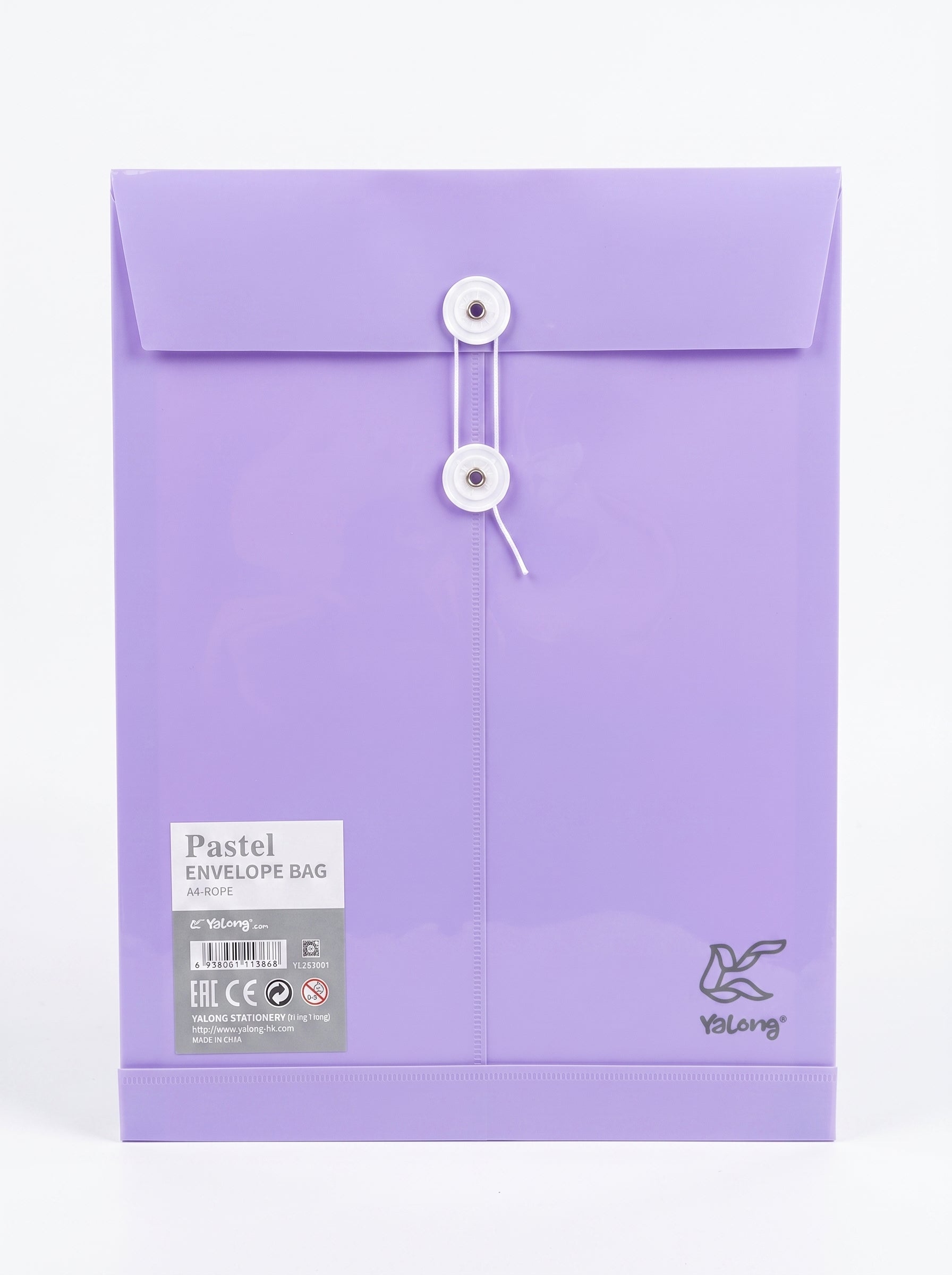 Enveloppe en Plastique Pastel Yalong To Go en Couleur – Pochette Document Haute Qualité