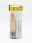 Kit estompe dessin + gomme : 8 estompes professionnelles et gomme de précision