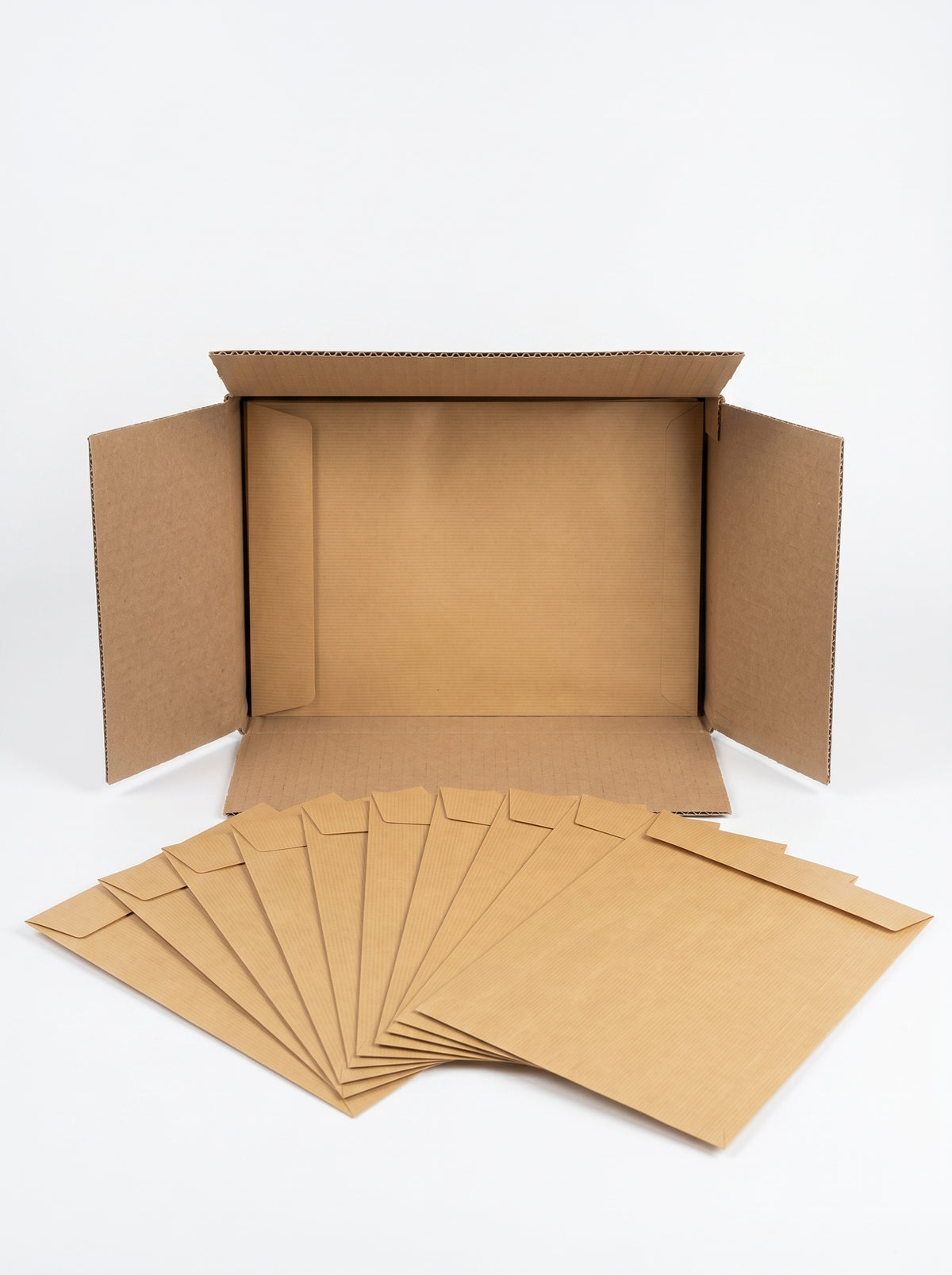 Enveloppe kraft 184x261 mm grand format pour l'expédition sécurisée de documents administratifs.