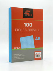 Fiche bristol A5 blanc et couleur / freed - Pack Spécial Révision