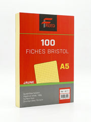 Fiche bristol A5 blanc et couleur / freed - Pack Spécial Révision