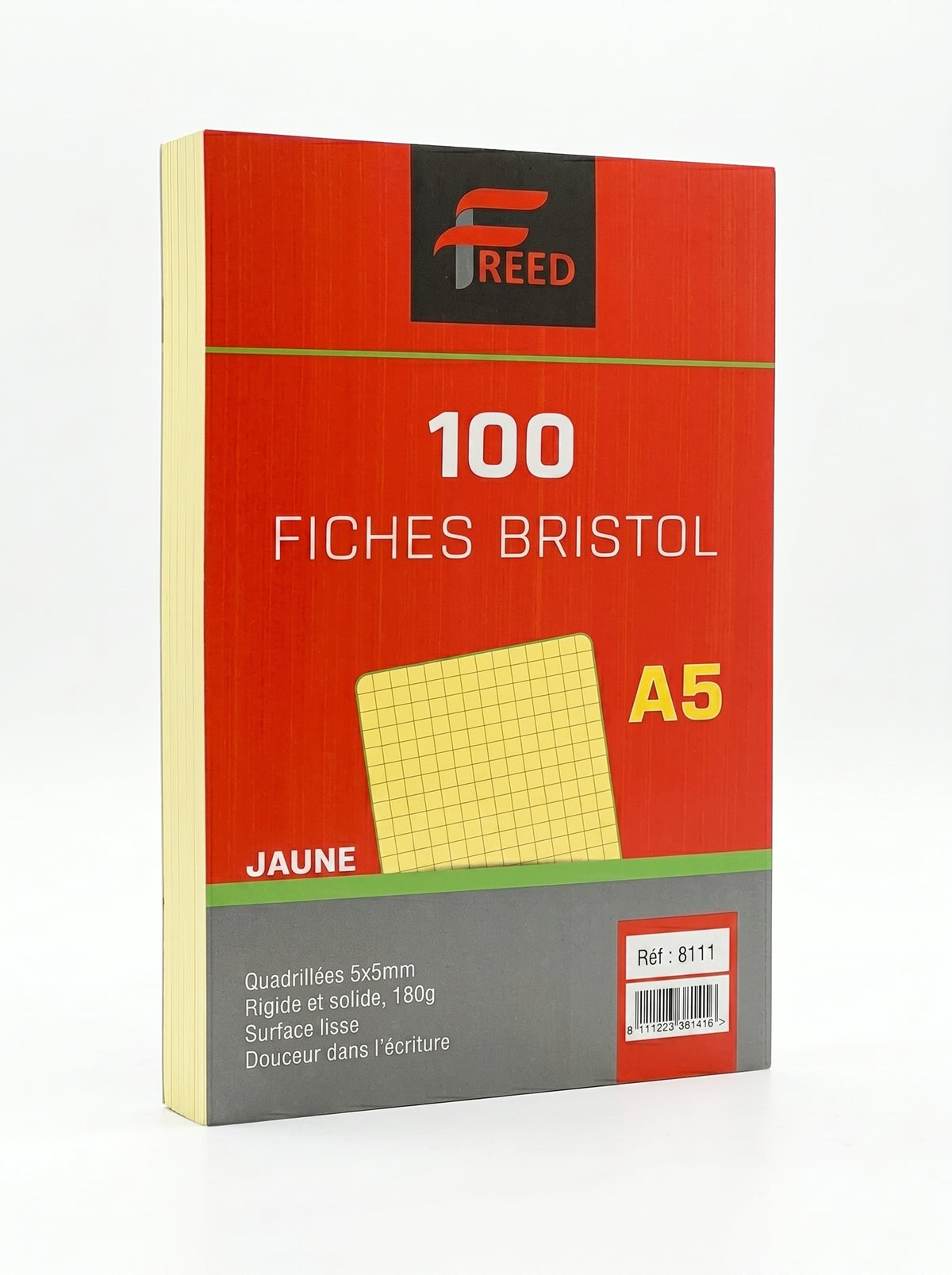 Fiche bristol A5 blanc et couleur / freed - Pack Spécial Révision