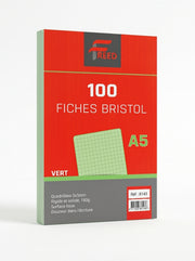 Fiche bristol A5 blanc et couleur / freed - Pack Spécial Révision