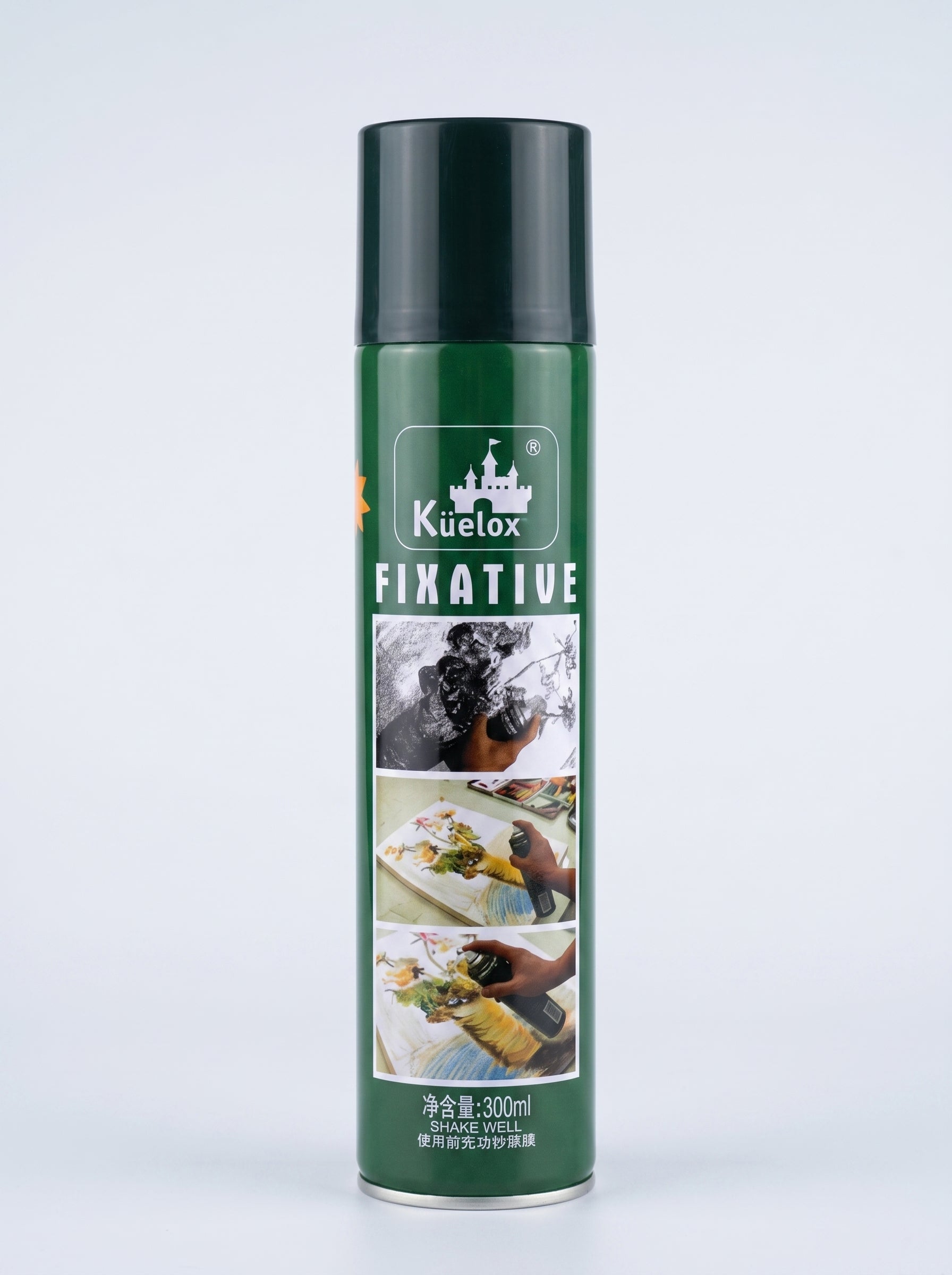 Fixatif fusain pastel 300ml – Spray protecteur pour dessins artistiques