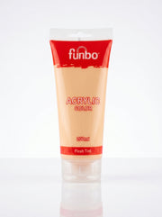 Peinture acrylique Funbo 200ml - Couleurs vives pour artistes