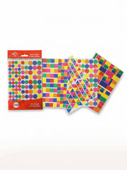 Gommettes Ecolo 12 pièces 4 motifs - Pochette adhésive créative