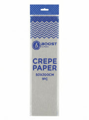Papier crépon métallisé Boost School 50cm x 2m - Effet brillant