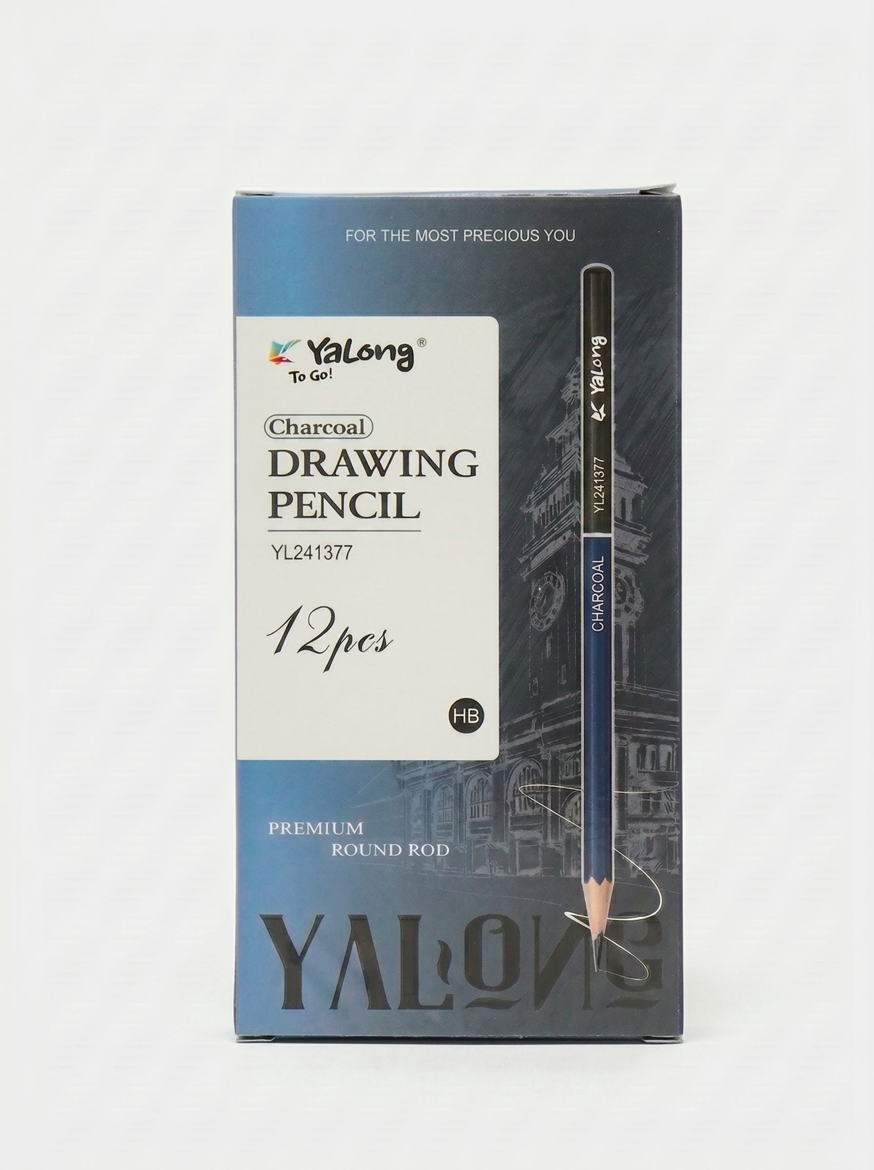Crayons Graphite Yalong - Boîte de 12 & Plusieurs Formats Disponibles