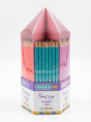 Crayon HB 168 pièces – Pot de crayons graphite Yalong To Go