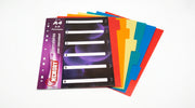 Les Intercalaires Plastifiée A4 (6 pcs) - Séparateurs pour Classeur
