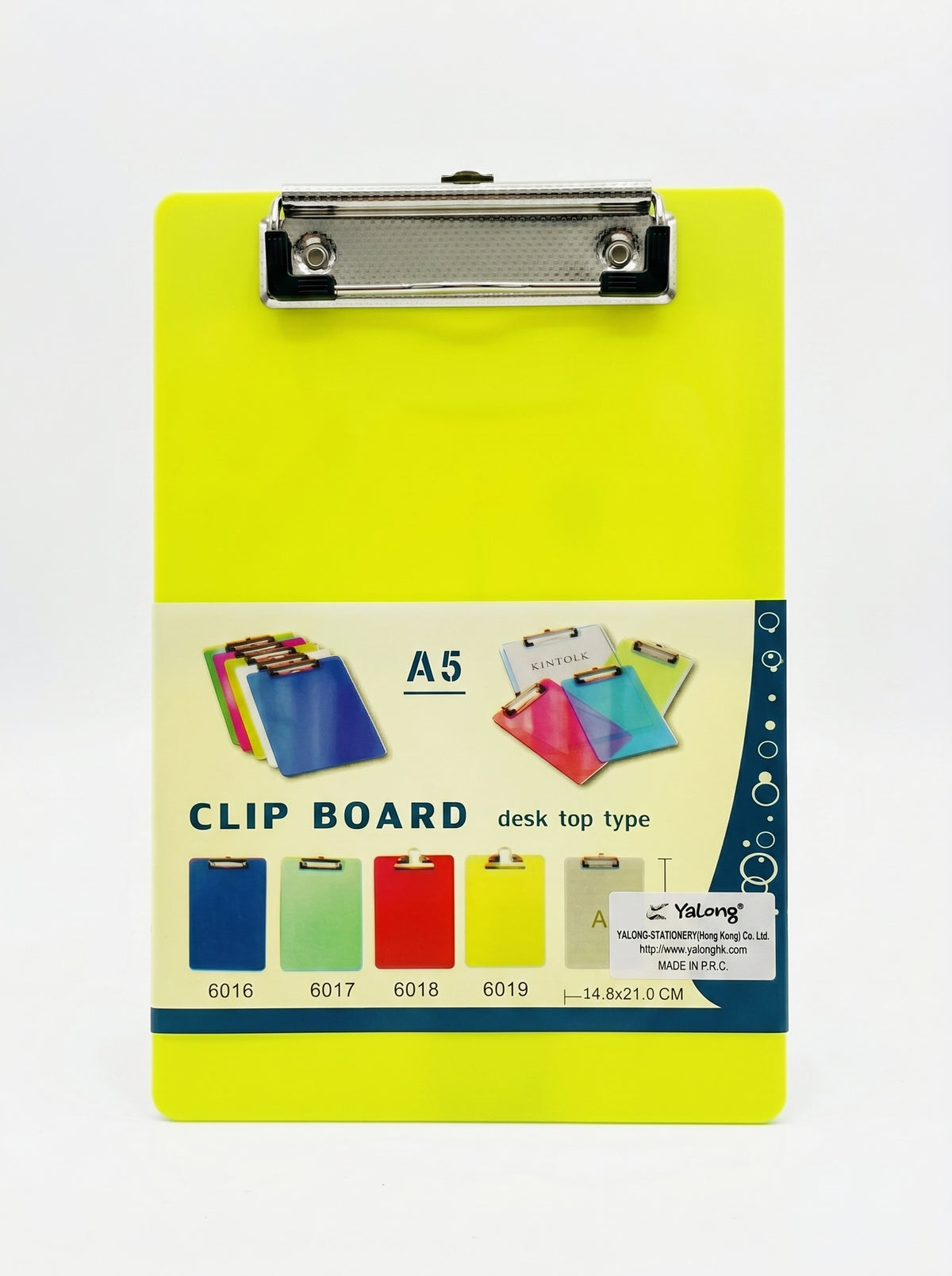 Bloc à pince A5 en plastique Yalong To Go