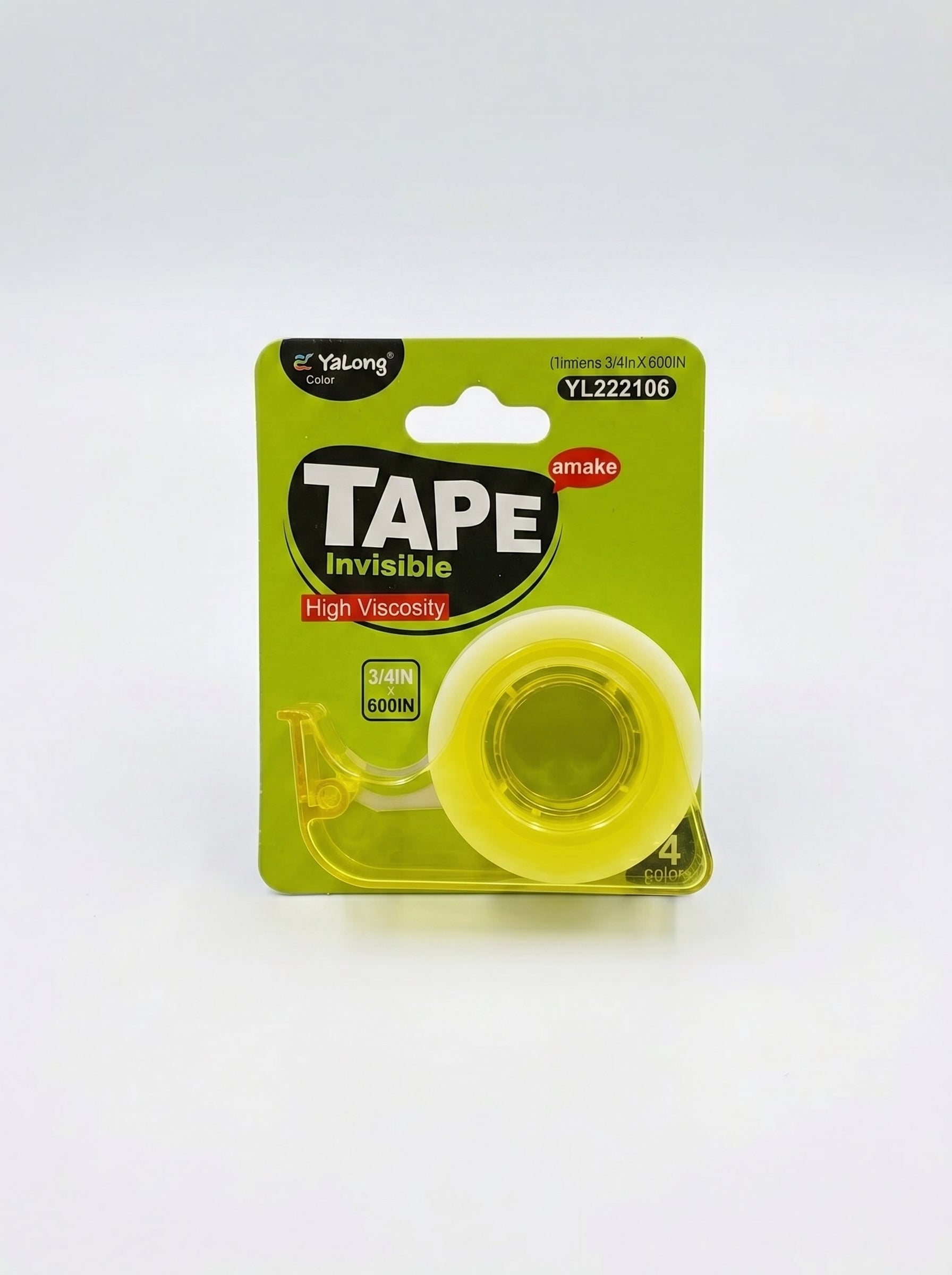 Dévidoir Ruban Adhésif Transparent Yalong 15mm × 10 Yards